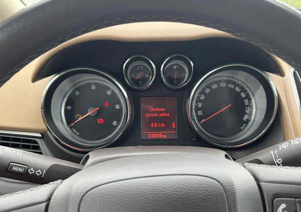 Opel Zafira cena 29900 przebieg: 318000, rok produkcji 2013 z Rzeszów małe 37